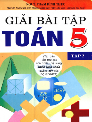 Giải bài tập toán lớp 5 tập 2